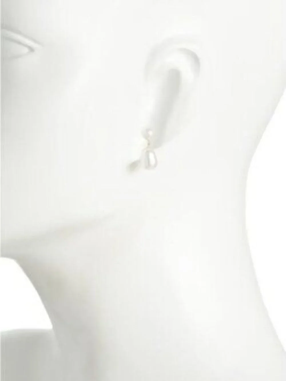 GEORG K Made In Usa 14kt White Freshwater Pearl Dangle Earring